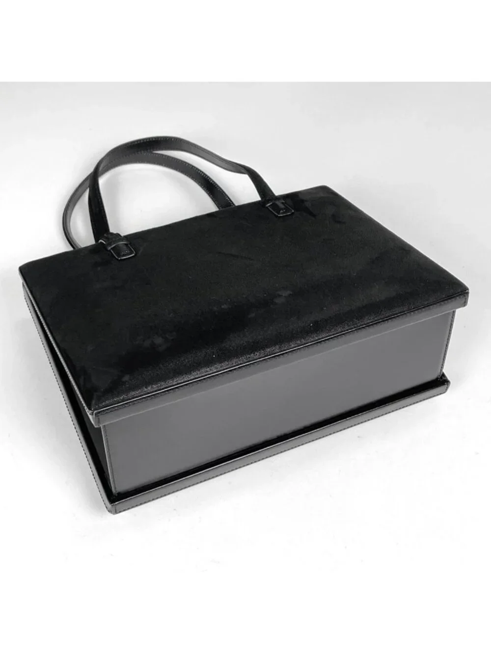 Loewe Handbag Anagram Leather Black